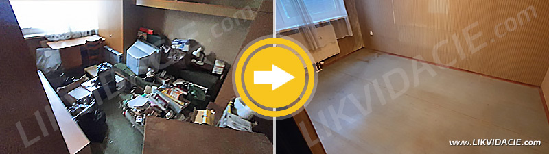 Vypratanie bytu - odvoz a likvidácia starého nábytku a odpadu. Dunajská Streda