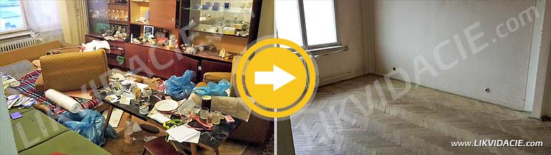 Vypratanie bytu do holopriestoru. Kompletné služby pred predajom bytu. Bratislava