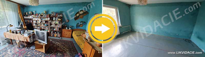 Likvidácia starého nábytku, odvoz a likvidácia odpadu, kompletné služby. Horský park, Bratislava