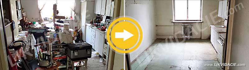 Vypratanie bytu po zberačovi do pôvodného stavu