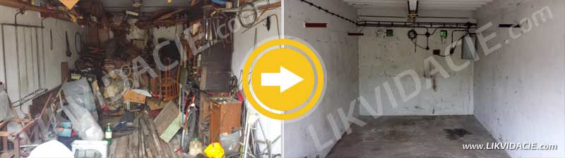 Odvoz a likvidácia odpadu z garáže a technickej jamy, Bratislava – Ružinov