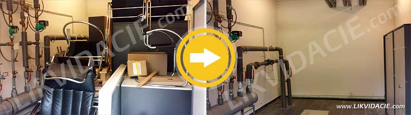 Odvoz a likvidácia odpadu z firemného skladu, likvidácia vyradeného nábytku, zariadenia a elektroniky. Bratislava - Rača